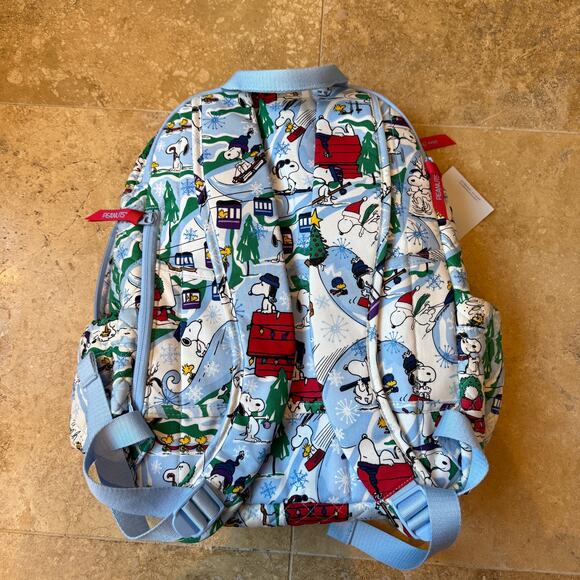 Vera Bradley Snoopy Backpack 🎄 Peanuts Holiday Quilted Bag New With Tags - Picture 2 of 9